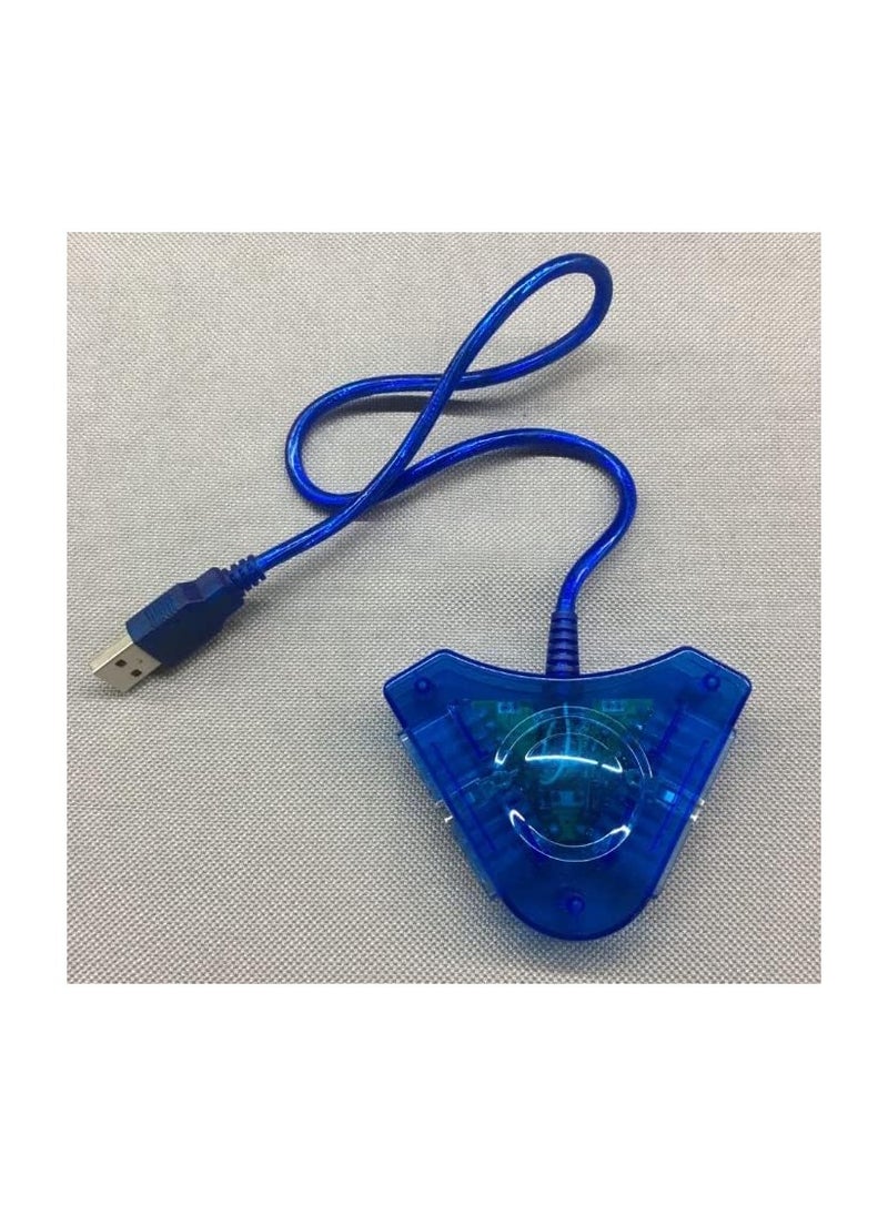 Generic PS2 to PC USB Gamepad Converter – Dual Adapter for Connecting Two Controllers  - Image 2