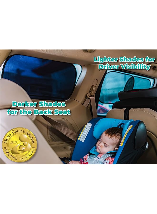 KINDER FLUFF Car Side Window Sun Shade For Baby (4 Pack) The Only Certified Sunshade Proven To Block Over 99% Uv Rays 100 Spf For Maximum Sun Protection For Kids & Pets Easy Fit On Cars Truck Suv - Image 2