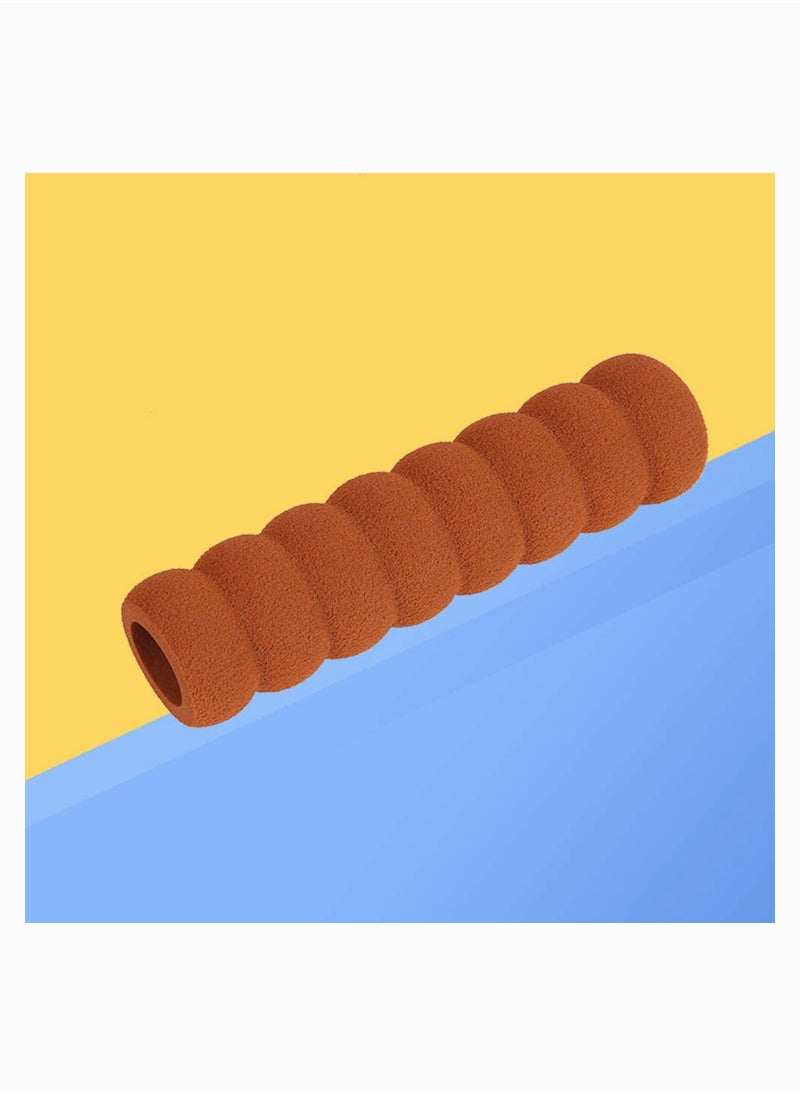 SYOSI Spiral Door Handle Cover, Handle Cover, Child-Safe Knob Cover Non-Toxic Soft Protective Door Lock Cover, Anti-Collision Foam Rubber Spiral Grip Protector Safety Doorknob Sleeve Coffee 5pcs  - Image 5