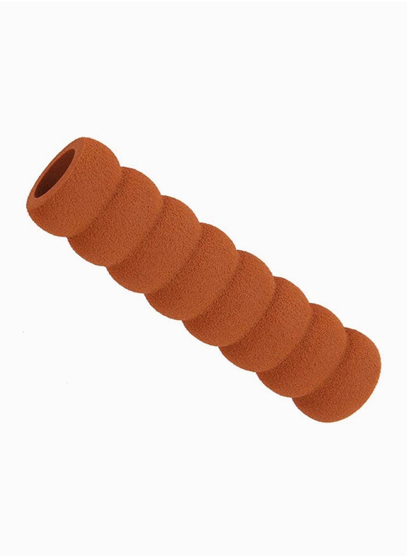SYOSI Spiral Door Handle Cover, Handle Cover, Child-Safe Knob Cover Non-Toxic Soft Protective Door Lock Cover, Anti-Collision Foam Rubber Spiral Grip Protector Safety Doorknob Sleeve Coffee 5pcs  - Image 4