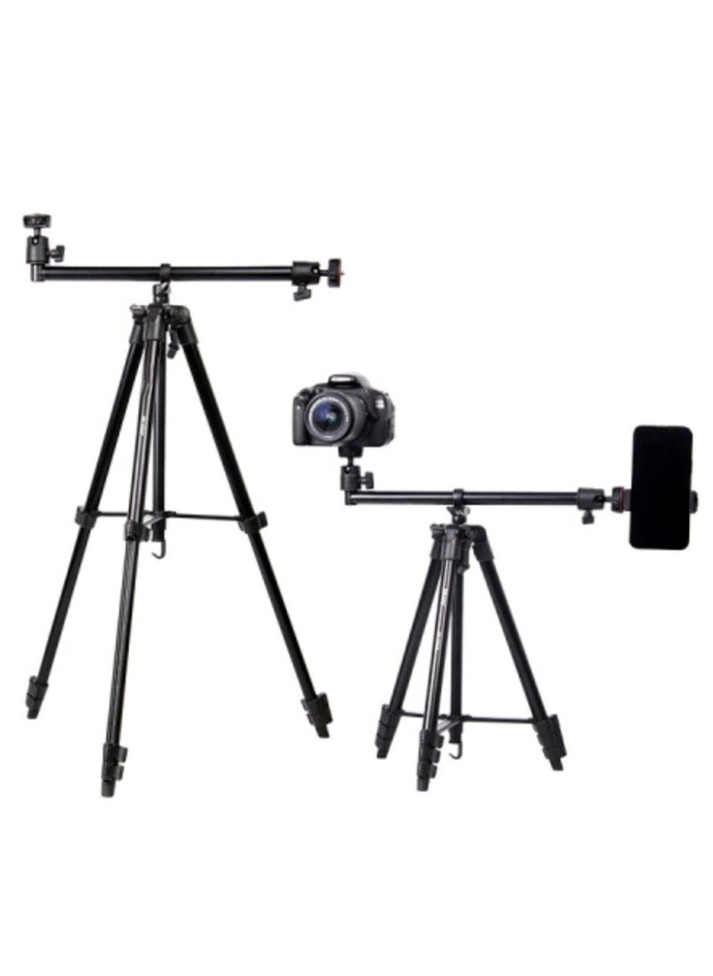 Jmary KP-2207 Travel Tripod Mobile Phone Holder Telescopic Camera Mount Tripod Stand  - Image 1