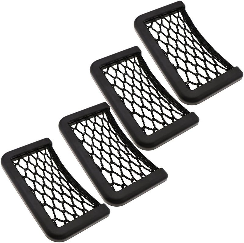 SING F LTD 4pcs Car Van Truck Net Mesh Storage Bag Organizer - Image 1