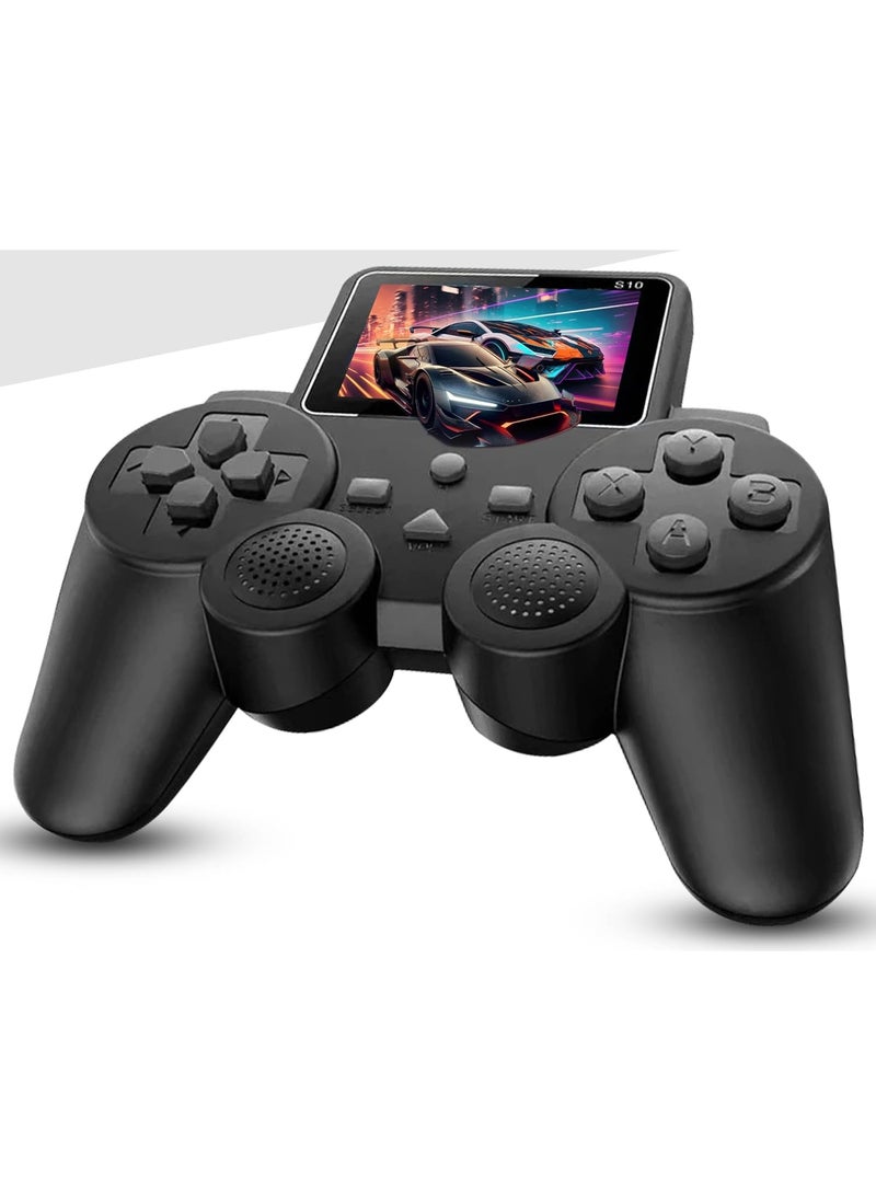 Generic PlayingStation 520-in-1 Retro Games Handheld - Controller Console with Loads of Classic Arcade Games - Gamepad Console with AV TV Out (Black Double Player)  - Image 1