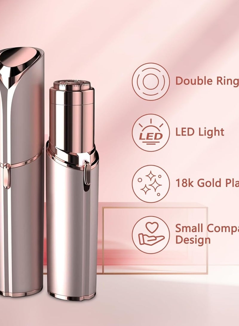 عام جهاز إزالة شعر الوجه للنساء، ماكينة حلاقة وجه نسائية، ماكينة حلاقة كهربائية صغيرة للوجه مخصصة للنساء لإزالة الشعر من الشفة والزغب الناعم والذقن، مع إمكانية الشحن عبر USB. - Image 5