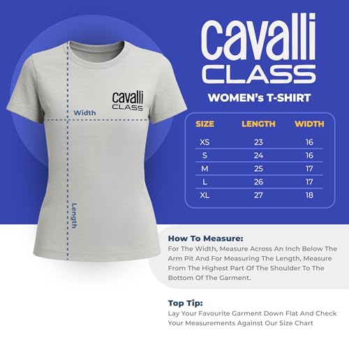 CAVALLI CLASS Women's Round Neck Cotton Short Sleeve Brand Logo Crop Top T-Shirt - Image 5