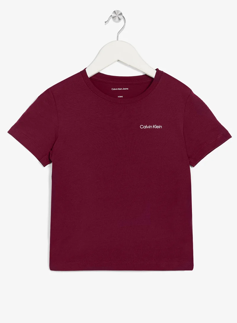 Calvin Klein Jeans Youth Logo Crew Neck T-Shirt