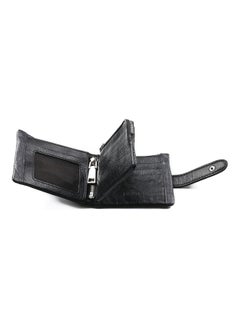Beauenty Multifunctional Leather Zipper Buckle Coin Bag Wallet Black  - Image 4