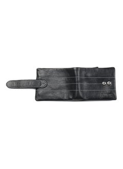 Beauenty Multifunctional Leather Zipper Buckle Coin Bag Wallet Black  - Image 3
