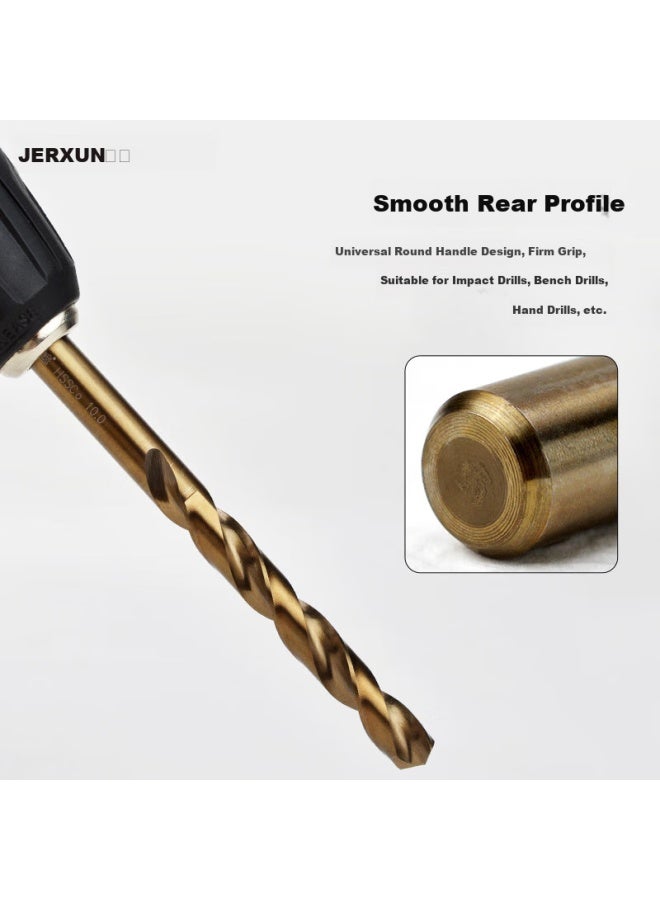 Jerxun 4mm Twist Drill Bit Set, High-speed Steel Straight Shank Metal Drill Bits, Drilling Holes In Wood And Plastic, Super Hard Drill Bits - Image 3