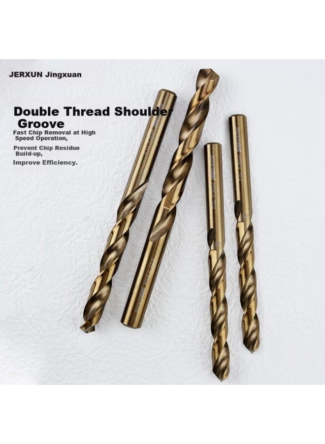 Jerxun 4mm Twist Drill Bit Set, High-speed Steel Straight Shank Metal Drill Bits, Drilling Holes In Wood And Plastic, Super Hard Drill Bits - Image 4