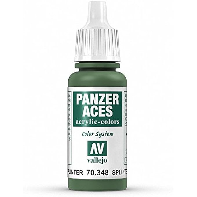 70.348 PANZER ACES SPLINTER STRIPS ACRYLIC COLOR 17 ML, BROWN