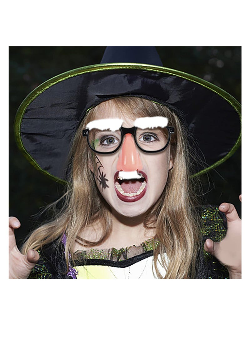 Generic 5 Pcs Funny Glasses with Big Nose Eyebrows and Mustache, Disguise Glasses, Perfect Party Favors, Suitable for parties, funny photos  - Image 4