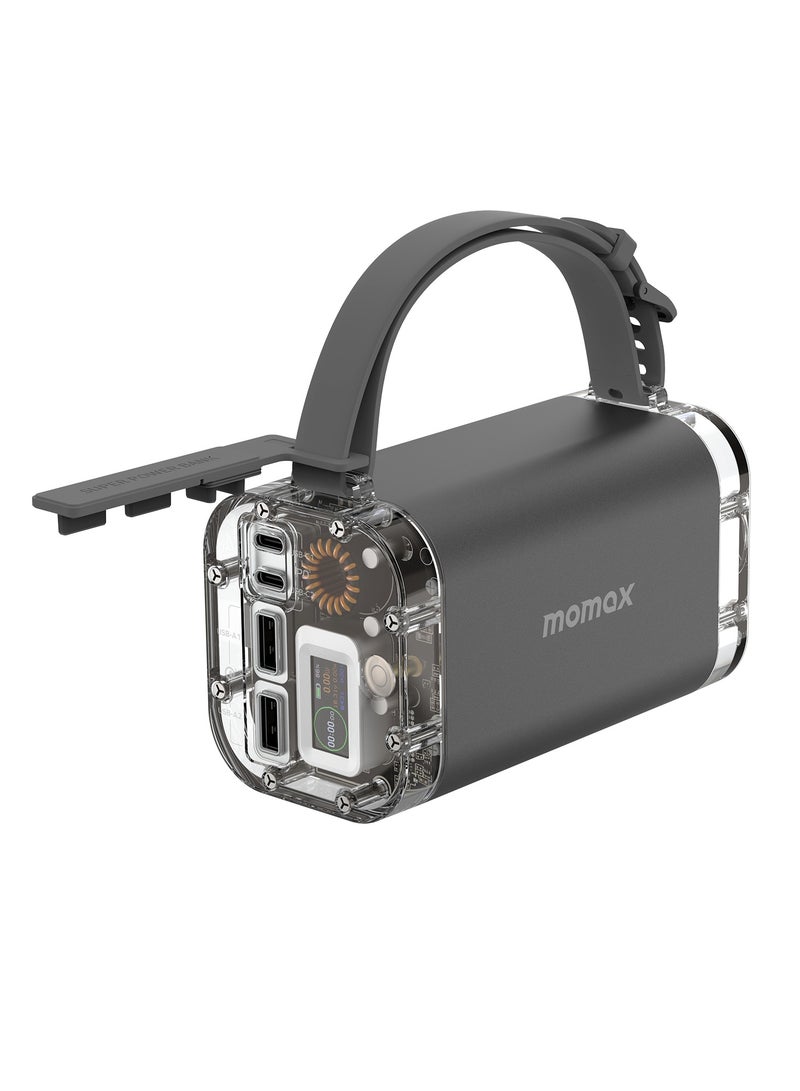 Momax 40000mAh Mini Power Station 100W Portable - Space Grey - Image 1