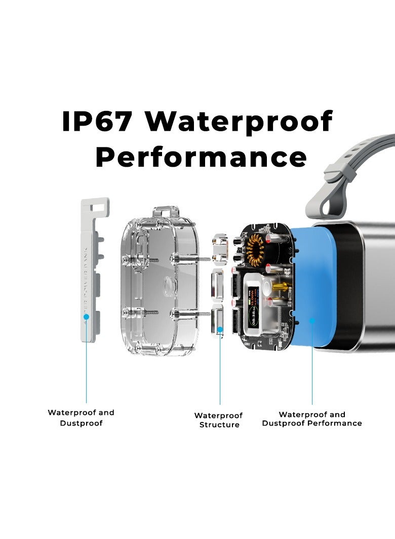 Momax 40000mAh Mini Power Station 100W Portable - Space Grey - Image 5