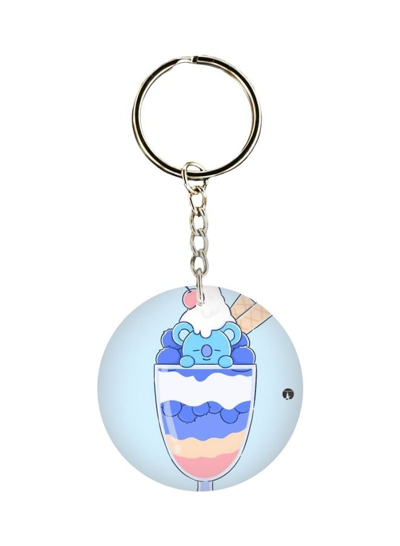 Cartoon Printed Keychain