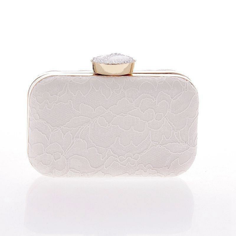 Small Square Bag Trendy Bag Lace Clutch Bag Evening Party Bag Party Fashion Chain Women'S Bag 3052 Fashion Bag - Image 4