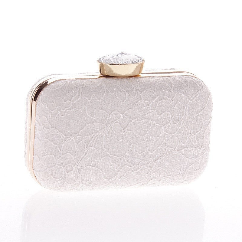 Small Square Bag Trendy Bag Lace Clutch Bag Evening Party Bag Party Fashion Chain Women'S Bag 3052 Fashion Bag - Image 5