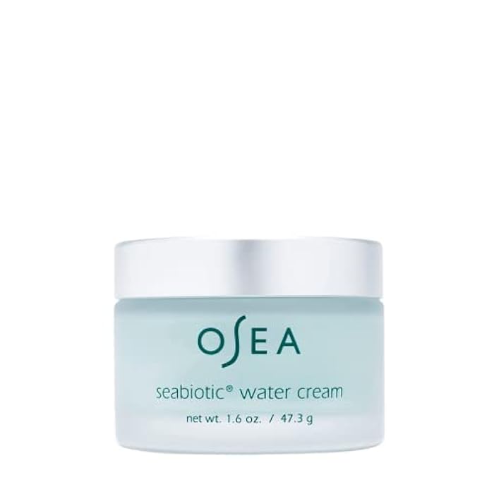 OSEA Seabiotic Water Cream 1.6 oz - Water-Based Face Cream with Squalene, Prebiotic & Probiotic Moisturizer - Clean Beauty - Vegan Face Moisturizer - Weightless Hydration - Image 1