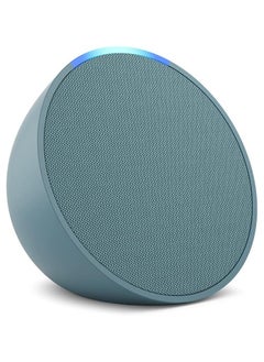 REBENUO Echo Pop Full sound compact Wi-Fi & Bluetooth smart speaker with Alexa Use your voice to control smart home devices, play music or the Quran, and more (speaks English & Khaleeji) green  - Image 1