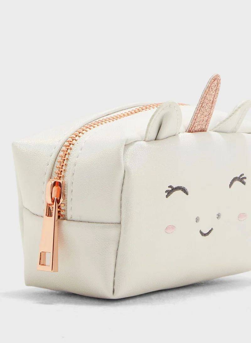 NEW LOOK Mini Unicorn Cosmetic Bag
