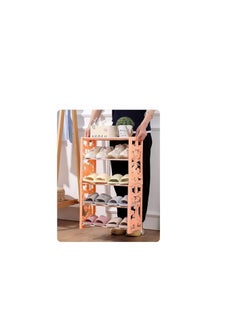 Spaceshoop Assembled Simple Household Plastic Multilayer Mini Shoe Rack  - Image 3