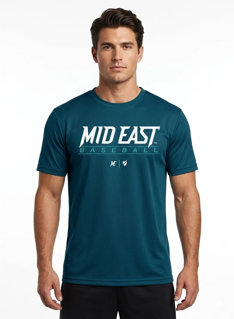 البيسبول يونايتد تيشيرت فالكونز الشرق الأوسط للرجال