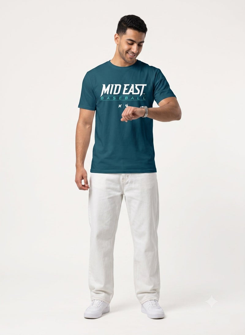 Baseball United Mid East Falcons Men's Dugout T-Shirt - Image 1