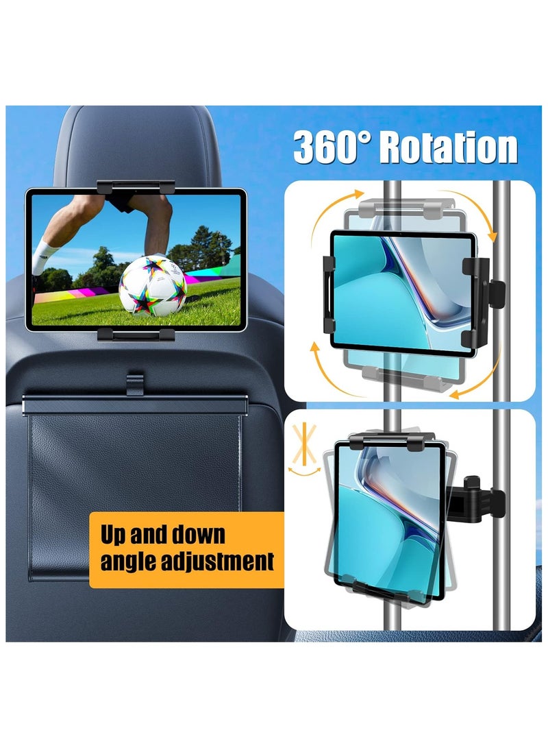 Tablet Holder for Car, ipad Headrest Mount for 5.5-18.4 Inch ipad/Phones Car Tablet Holder with 360°Rotating Adjustable Trip Essentials - Image 5