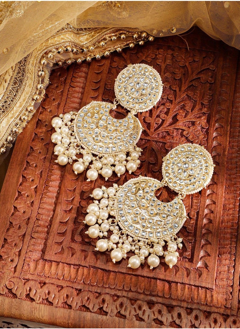 Priyaasi Women Contemporary Chandbalis Earrings  - Image 1