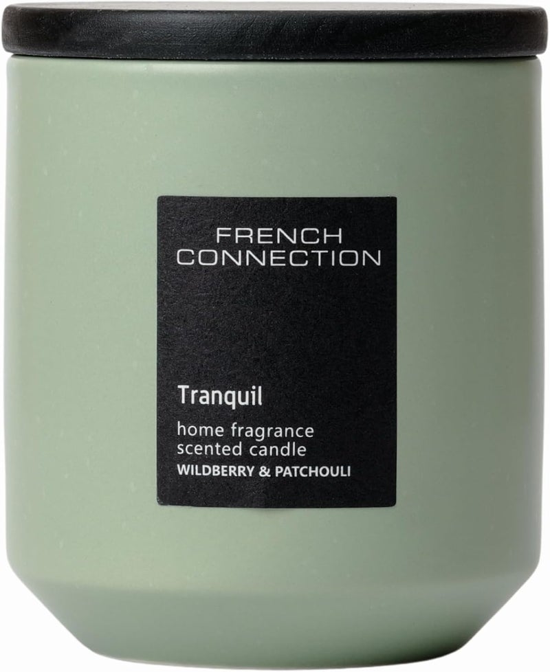 French Connection Tranquil Wildberry & Patchouli Scented Candle - Image 1