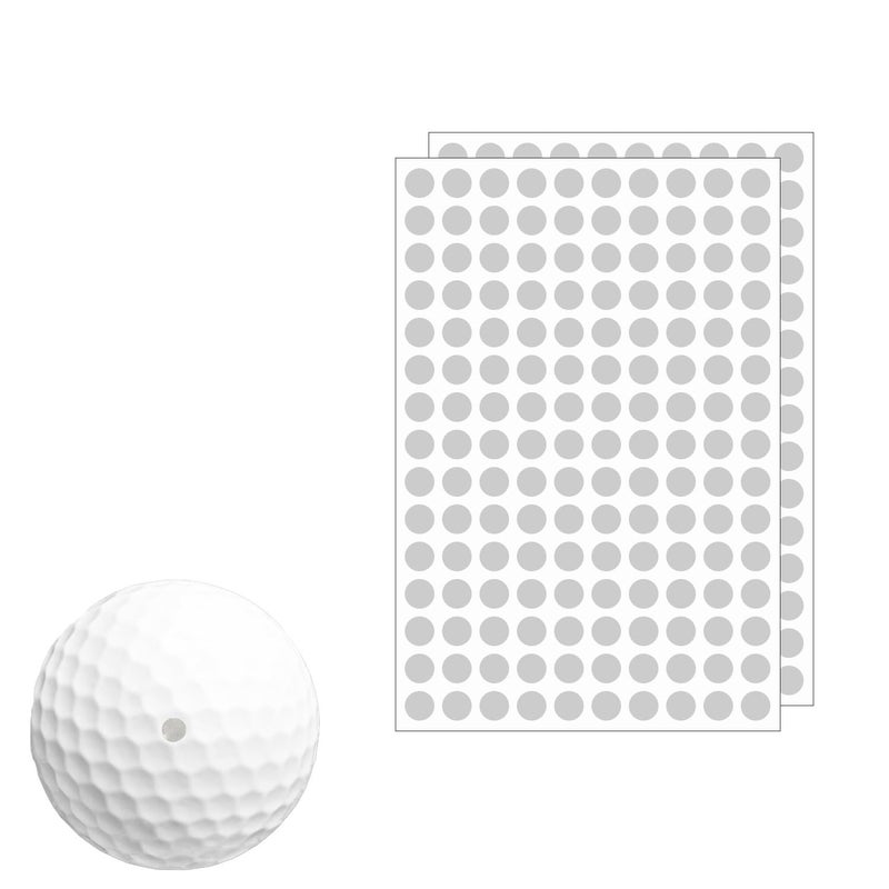Youven 300 Dots 0.25" White Reflective Dot Stickers for Golf Club & Golf Ball, Weatherproof Golf Stickers with High-Reflective Glass Beads for Golf Launch Monitor & Golf Simulator & High-Speed Cameras - Image 1