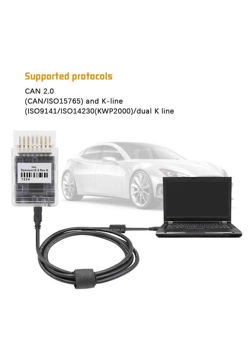 ماركة غير محددة - رقاقة كاملة 2.0 وحدة نقدية أوروبية منفذ فلاش 2 0 ضبط رقاقة تلقائي OBD 2 OBD2 أداة تشخيص السيارة لماسح مرسيدس بنز J2534 ص - Image 1