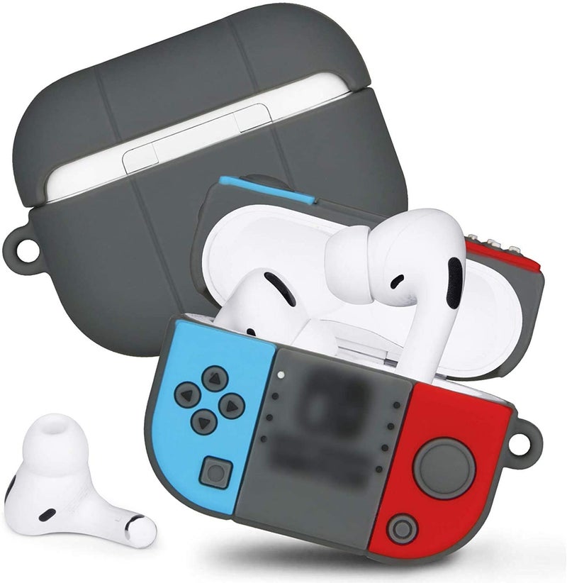 Meyaar Compatible for AirPods Pro 2nd Generation Case Cover with Keychain, Soft Silicone Skin Case Cover Full Protective (Only Silicone Cover) (Game Controller) - Image 1