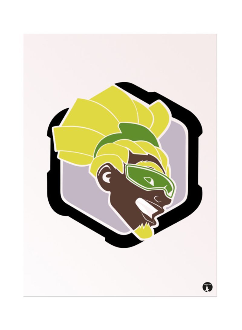 RKN Metal Plate Of The Video Game Over watch Poster Multicolor