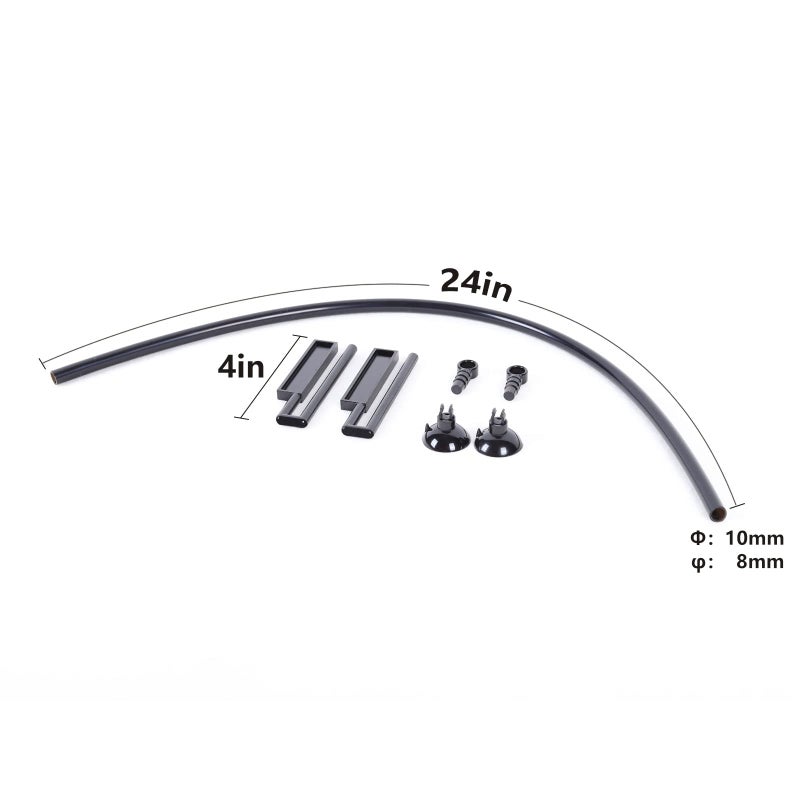 HOZOE Aquarium Floating Plant Corral, Intercepting Floating Plants from Filters and Heaters, Adjustable Height with Water Level, Can Be Used to Framed and Frameless Aquariums. (Style 1) - Image 2