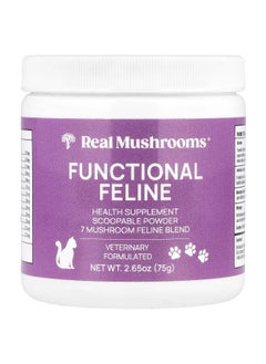 Real Mushrooms Real Mushrooms, Functional Feline, For Cats , 2.65 oz (75 g)  - Image 1