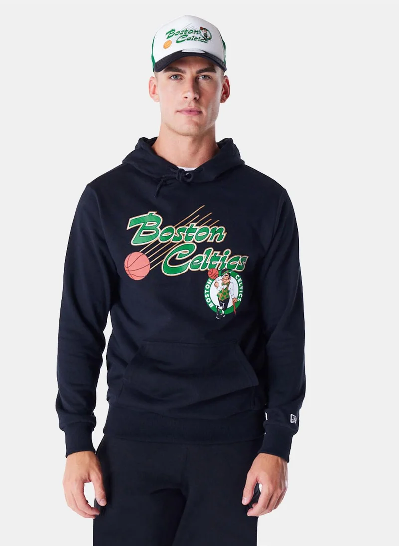 NEW ERA Men's NBA Boston Celtics Script Hoodie
