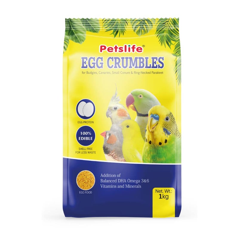 Petslife بيتللايف فتات البيض للكناري - البادجي - 1 كجم - Image 1