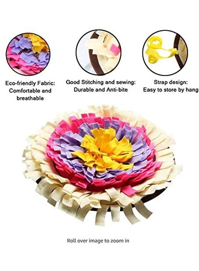 NIBEMINENT Pet Snuffle Training Feeding Mat Multicolour - Image 3