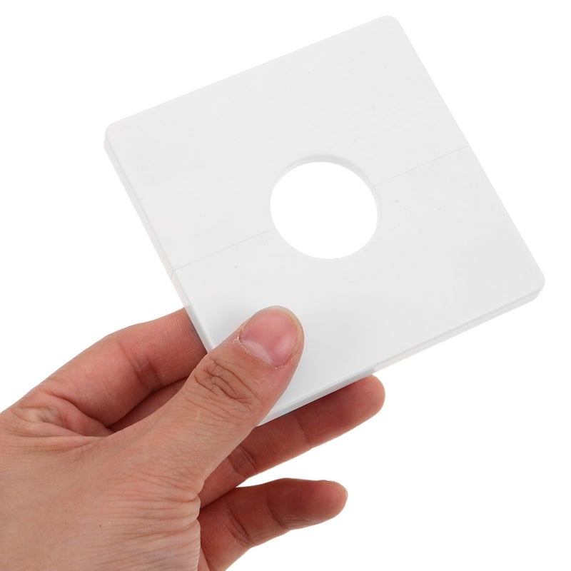 2Pcs Self Adhesive Square Hole Cover Caps Plastic Decorative Seamless Wall Outlet Caps - Image 4