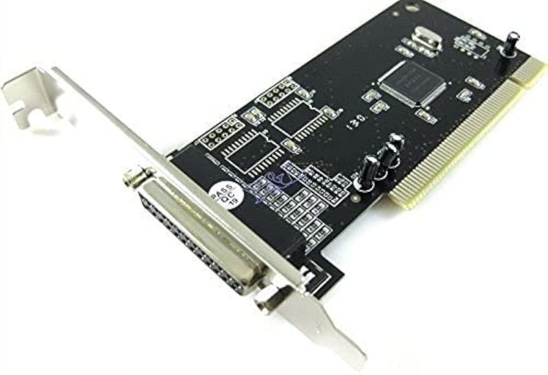 Hexabyte PCI Parallel Port Card for Printer – Internal LPT Port Expansion Card for Desktop PC – IEEE 1284 Interface Compatible with Windows - Image 1