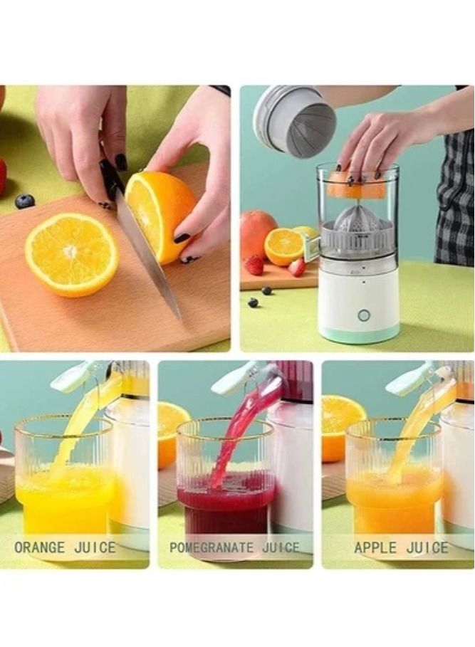 Citrus Juicer Machines Fruit Electric Orange Juicer Squeezer USB Rechargeable Easy Press Lemon Lime Orange Grapefruit Juice Squeezer Easy to Clean fruit juicer - Image 3