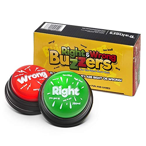 Trainers Warehouse Right Wrong Answer Buzzers 2 pcs New Improved - Image 1
