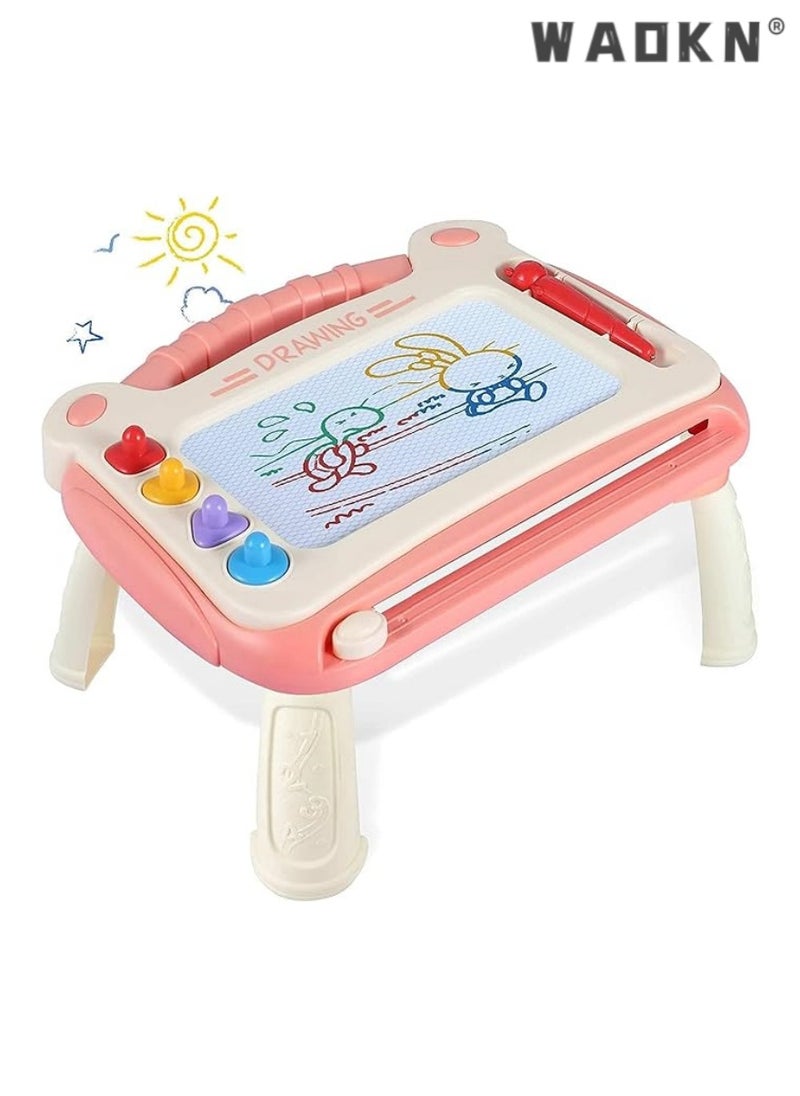 WAOKN Magnetic Drawing Pad & Doodle Board for 1 to 2 Year Old Kids - Educational Learning Toys That Foster Creativity & Fine Motor Skills for 1, 2, & 3 Year Olds - Perfect Gift for Little Explorers' Birthdays & Developmental Milestones  - Image 1