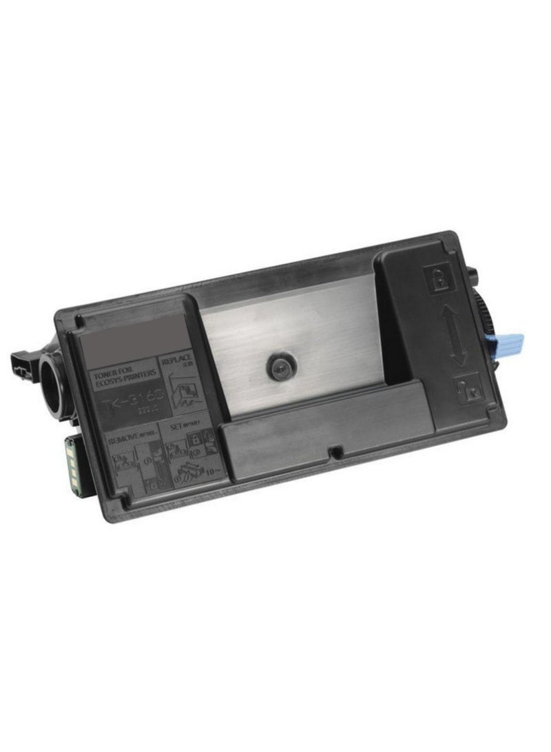 Terabyte TK-3160 Compatible Toner  Cartridge for  P3045dn P3050dn P3055dn P3060dn (12500 Pages) Black - Image 1