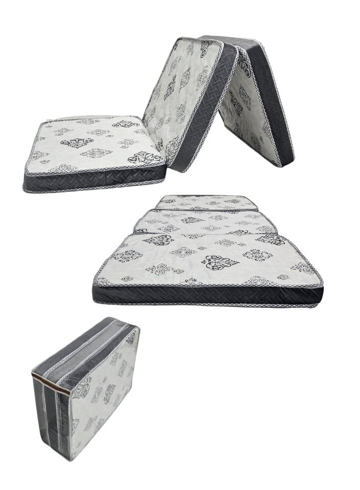 SMART HOME Premium Foam Feel High Density Single Mattress - Ultimate Comfort in a 3-Way Folding Design  - Image 3