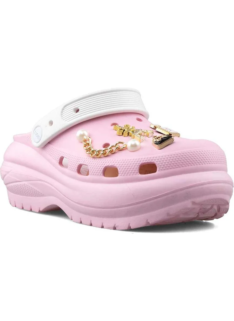 TwinGo 602 Pink Women's Stone Slippers