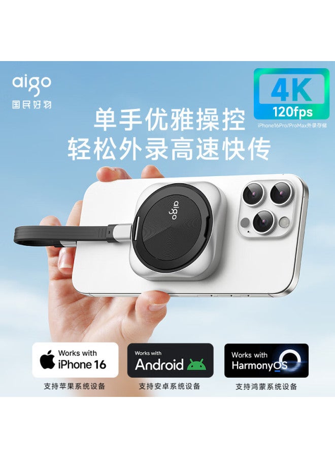 aigo Genuine Large Capacity Portable Ssd Magnetic Phone Stand Multiple Capacity Options - Image 3