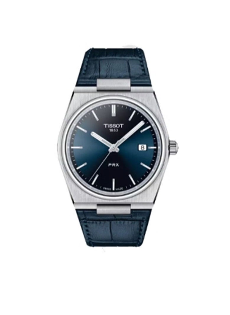 TISSOT - Tissot PRX Men's Swiss Quartz Watch 40mm-Blue - Image 1