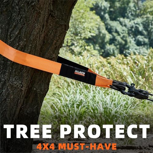 ALL-TOP Tree Saver Strap 3in x 8ft Certified 36000Lbs Break Strength, Emergency Recovery Tow Strap Winch Extension Rope with Oversize Carry Bag - Image 5